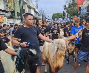 Tradisi Mengarak Hewan Kurban Sebelum Disembelih di Kota Malang