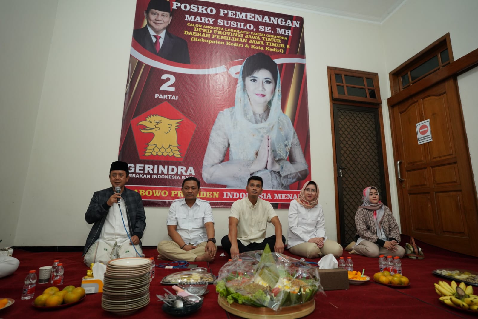 Posko Kemenangan Prabowo Presiden Diresmikan di Kediri