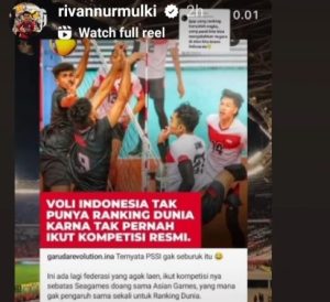 Blak-blakan Atlet Timnas Bola Voli Tak Miliki Rangking Dunia