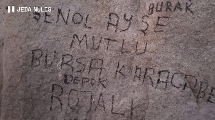 Aksi Vandalisme di Gua Hira Makkah, Ada Tulisan Depok hingga Miftah