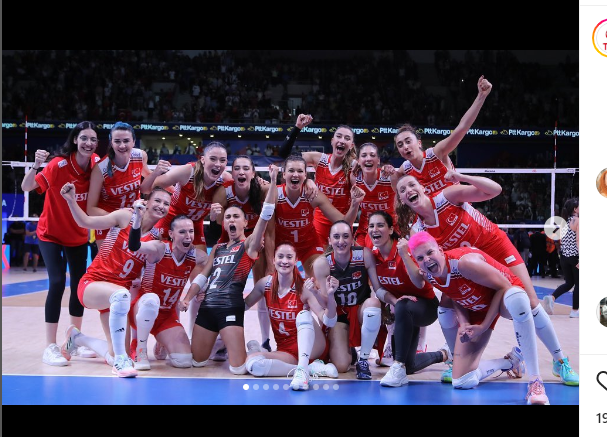 Turki Juara Voli VNL 2023, Libas China di Final