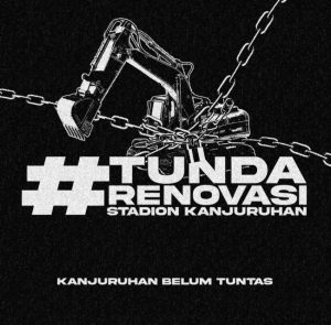 Medsos Twitter Digempur Tagar Tunda Renovasi Stadion Kanjuruhan