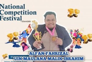 Alfan Mahasiswa UIN Maliki Malang Sabet Juara Olimpiade Bahasa Inggris