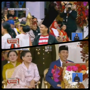 Viral, Jokowi Tertawa Lihat Songkok Madura yang Tinggi