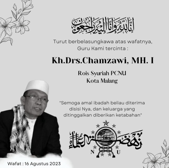 KH Chamzawi, Tokoh NU KH Meninggal Dunia