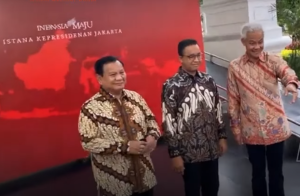 Prabowo, Ganjar, Anies Kompak Pakai Batik Parang Saat Makan Siang Bersama Jokowi, Apa Maknanya?