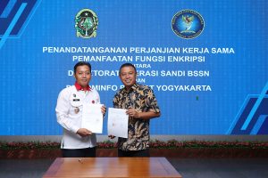 Sandi Negara-Pemkot Yogyakarta Jalin Kerja Sama Pemanfaatan Fungsi Enkripsi