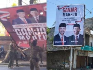 Baliho Ganjar-Mahfud Dicopot, Ini Kata Jokowi