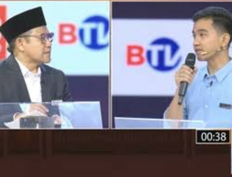 Gibran “Slepet” Cak Imin di Debat Cawapres