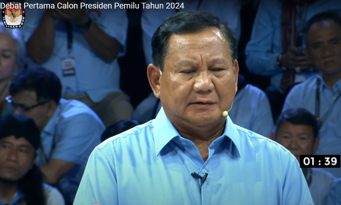 Dapat Pertanyaan Soal Papua di Debat Capres, Prabowo Akui Rumit dan Ungkap Keterlibatan Asing