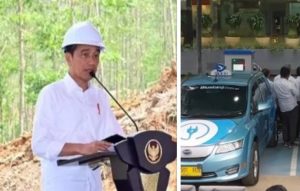 Jokowi Luncurkan Transportasi Darat Berbasis Listrik di IKN