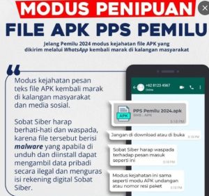 Jelang Pemilu 2024, Modus Penipuan File APK Undangan “Nyoblos” Marak