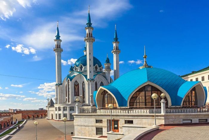 Masjid Qolsharif: Mutiara Arsitektur Islam di Kazan, Rusia