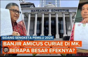 Dari 52 Amicus Curiae, 14 yang Didalami MK