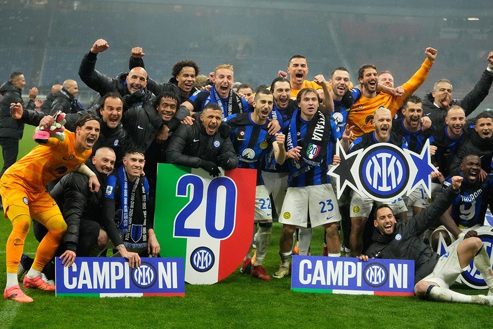 Kurang 5 Laga, Inter Milan Kunci Gelar Juara Liga Italia