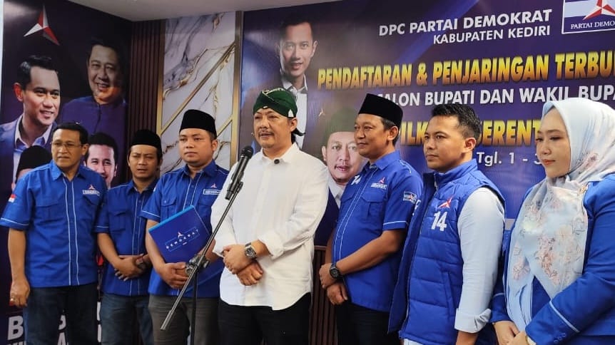 Deny Widyanarko Daftar Calon Bupati di Demokrat Kabupaten Kediri