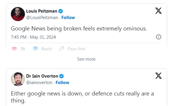 Google News Down! Jutaan Pengguna Bingung Mencari Berita Hari Ini