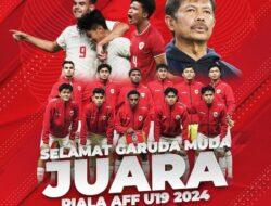 Garuda Muda Juara Piala AFF U-19 2024, Indonesia Naik Peringkat FIFA