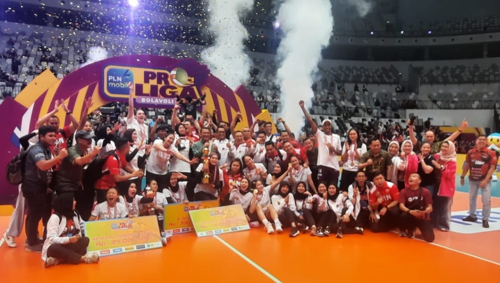 Tim Putri Jakarta BIN Raih Juara Proliga Perdana