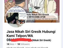 Heboh Jasa Nikah Siri di Gresik, Kemenag Imbau Jangan Tertarik