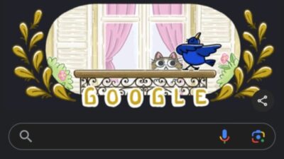 Senam Artistik Jadi Tema Google Doodle Hari Ini