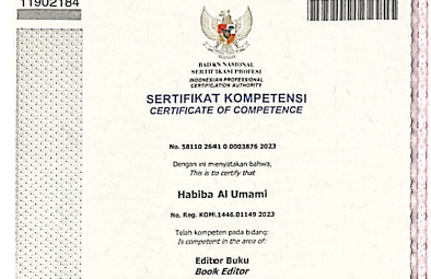 Dosen UIN Maliki Malang Raih Sertifikat Editor Buku BNSP