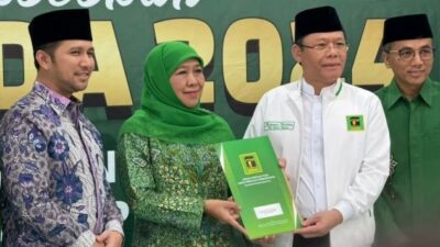 Khofifah-Emil Resmi Diusung PPP di Pilgub Jatim 2024