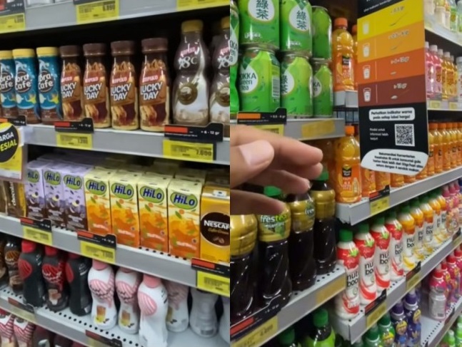 Ikuti Jejak Singapura, Supermarket Indonesia Perkenalkan Indikator Gula untuk Minuman Kemasan