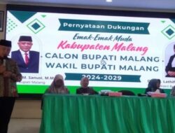 Ratusan Emak-Emak Muda Dukung Sanusi-Lathifah di Pilkada Kabupaten Malang 2024