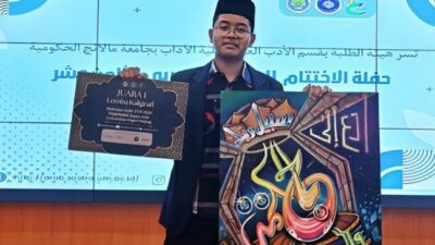 Mahasiswa UIN Maliki Malang Raih Juara 1 Kaligrafi Nasional di Mahrojan Arobi UM ke-XVIII