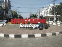 Landmark Kota Malang, DLH Perbaiki Kerusakan Logo Kayutangan Heritage