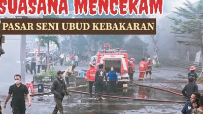 Pasar Seni Ubud Terbakar, Ratusan Pedagang Terdampak