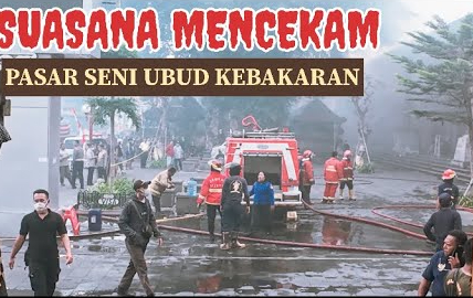 Pasar Seni Ubud Terbakar, Ratusan Pedagang Terdampak