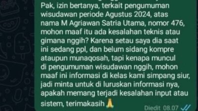 Dugaan Jalur Rektor di UIN Saizu: Anak Rektor Amikom Purwokerto Dapat Perlakuan Istimewa Jelang Wisuda