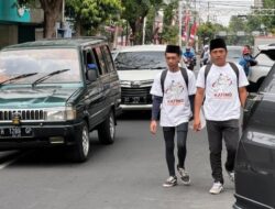 Dukung Katino-Zidna, Kader Gerindra Kota Kediri Jalani Nazar Jalan Kaki Menuju Jakarta