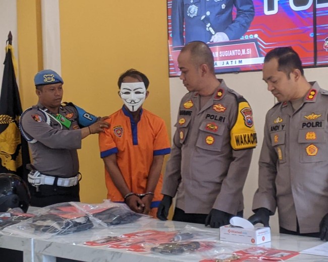 Polisi Bekuk Pelaku Penembakan Tukang Bakso di Batu, Ternyata Residivis Kasus Serupa