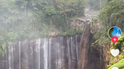 Banjir Lahar Dingin Semeru Terjang Air Terjun Tumpak Sewu