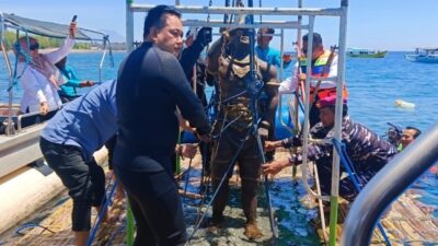 Pj. Gubernur Jatim Resmikan Majapahit Warrior Underwater