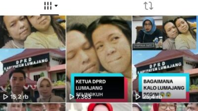 Eh..eh, Lagi Viral Foto Mesra Diduga Ketua DPRD Lumajang dengan Pria Bukan Suaminya