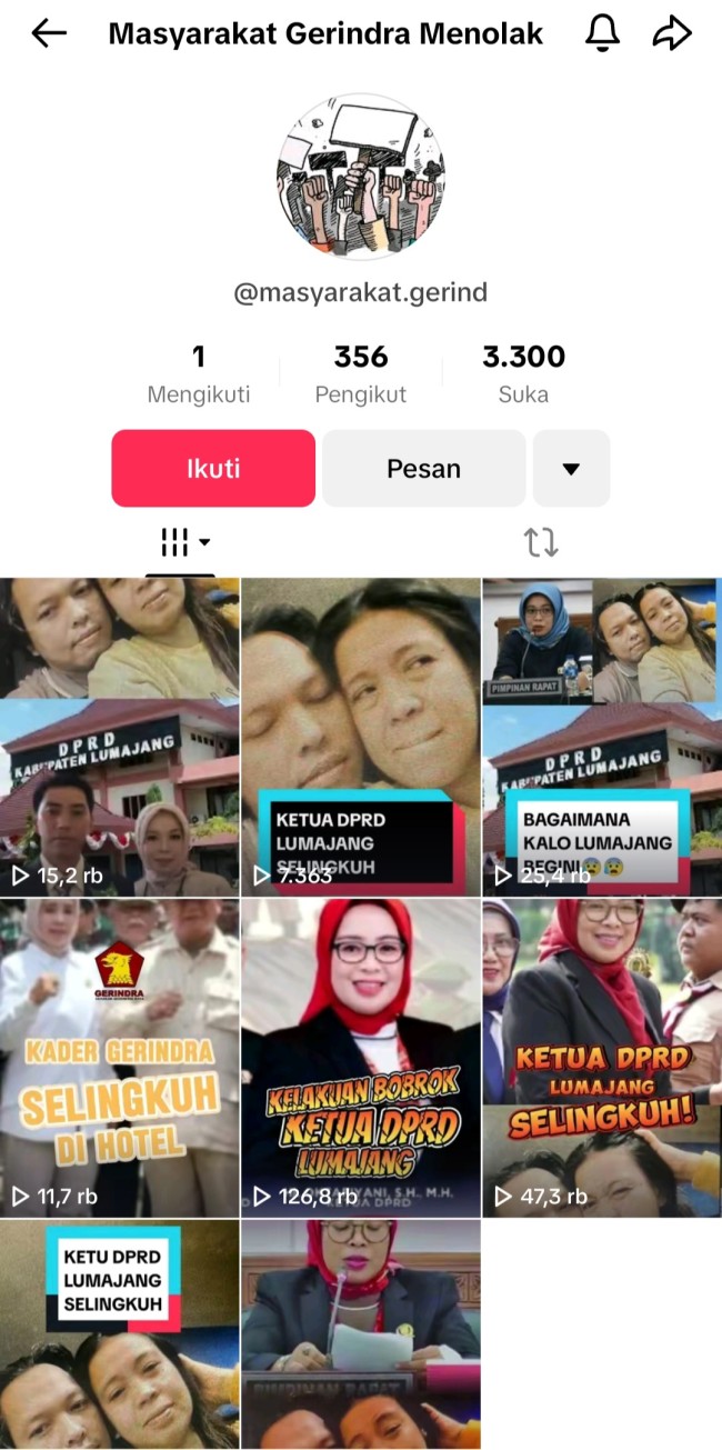 Eh..eh, Lagi Viral Foto Mesra Diduga Ketua DPRD Lumajang dengan Pria Bukan Suaminya