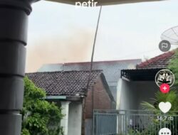 Rumah di Nganjuk Disebut Disambar Petir hingga Keluar Asap