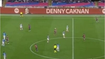 Eh, Wajah dan Nama Denny Caknan Muncul di Laga Barcelona v Espanyol