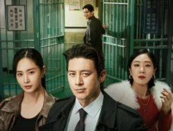 Poster Karakter Yuri, Baek Ji Won, Go Soo dan Lee Hak Joo di Parole Examiner Lee