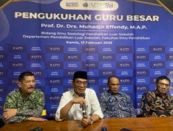 11 Tahun Terunda, Mantan Mendikbud Dikukuhkan sebagai Guru Besar Universitas Negeri Malang