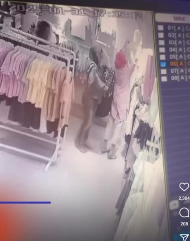 Viral, Perempuan Copet HP di Pusat Perbelanjaan di Malang