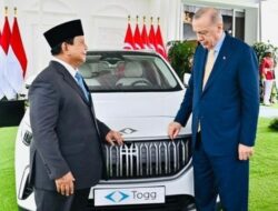 Erdogan Hadiahkan SUV Listrik Togg T10X untuk Prabowo