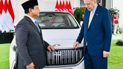 Erdogan Hadiahkan SUV Listrik Togg T10X untuk Prabowo