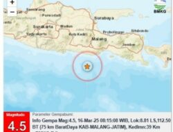 Gempa M 4,5 Guncang Kabupaten Malang