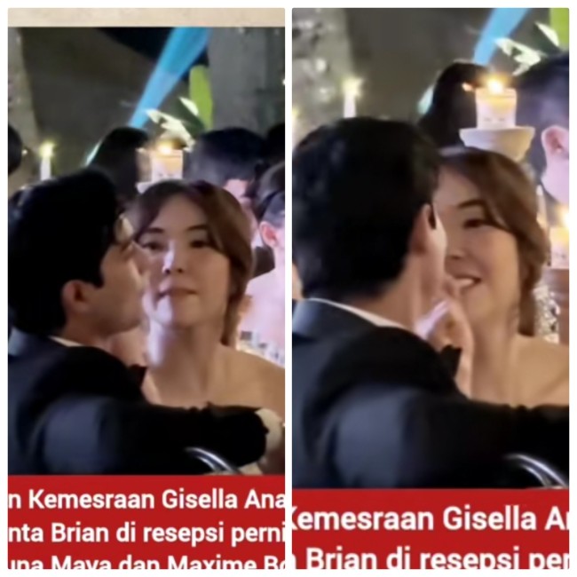 Gisel Gandeng Pria Tampan di Nikahan Luna Maya, Siapa Dia?