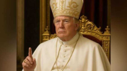 Gambar AI Trump Kenakan Jubah Paus Gemparkan Jagat Medsos Jelang Konklaf Vatikan